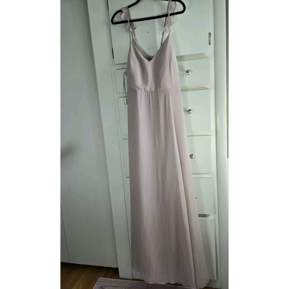 Birdy Grey Chiffon Adelle Sz XL (not Altered) NWT Taupe with pockets